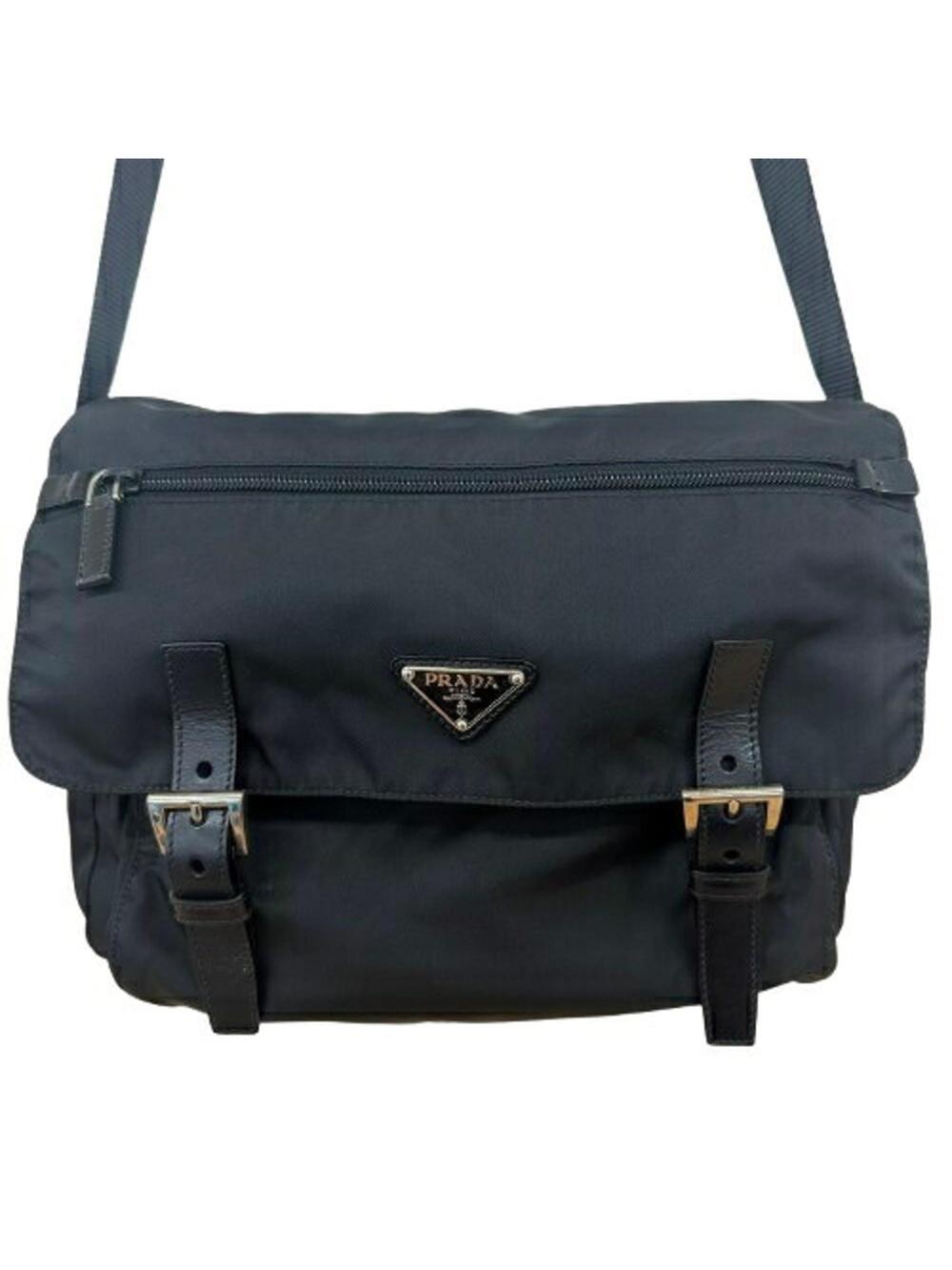Prada Zip Buckle Messenger Bag Tessuto #357011P58B